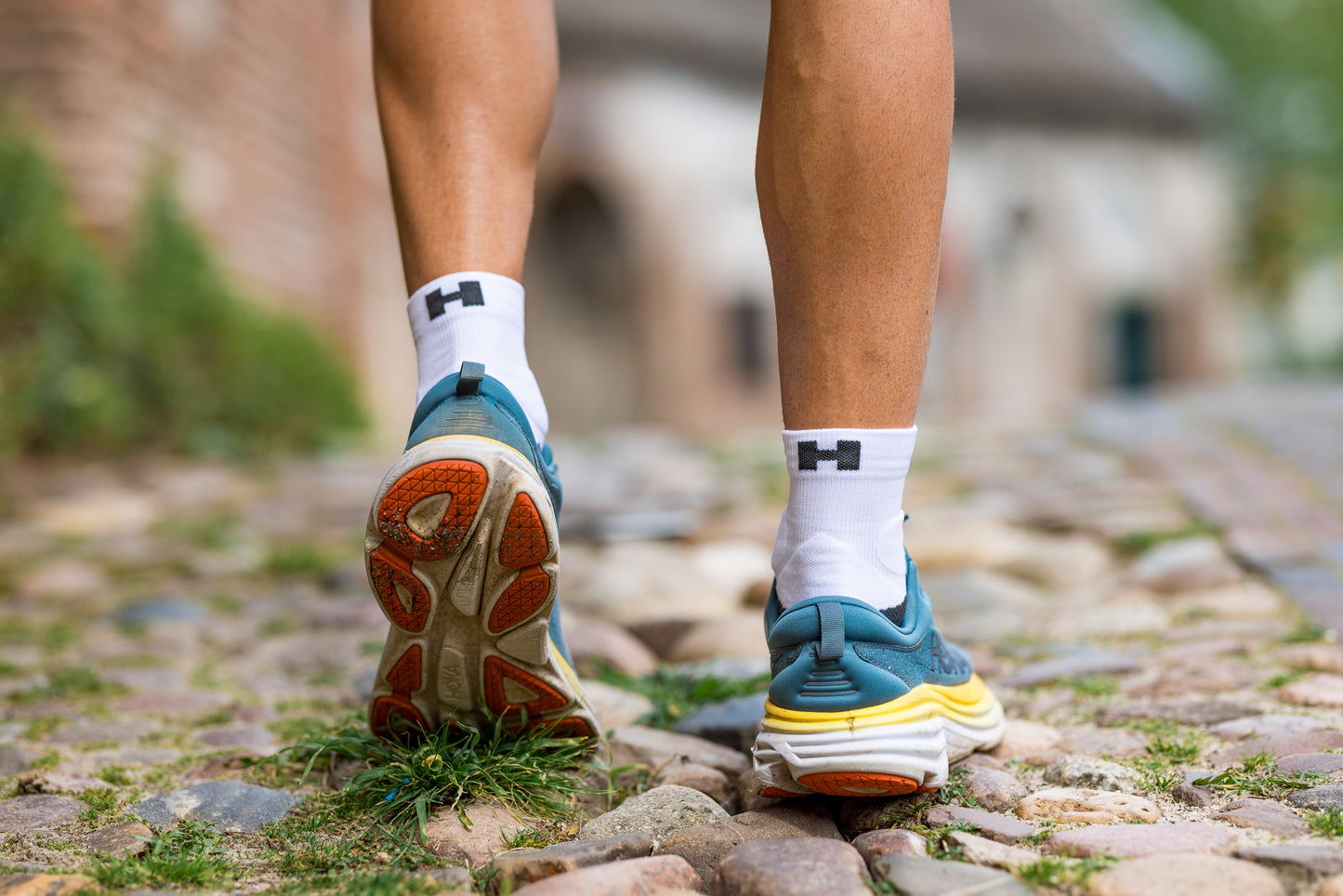 PRO Compression Ankle Socks White