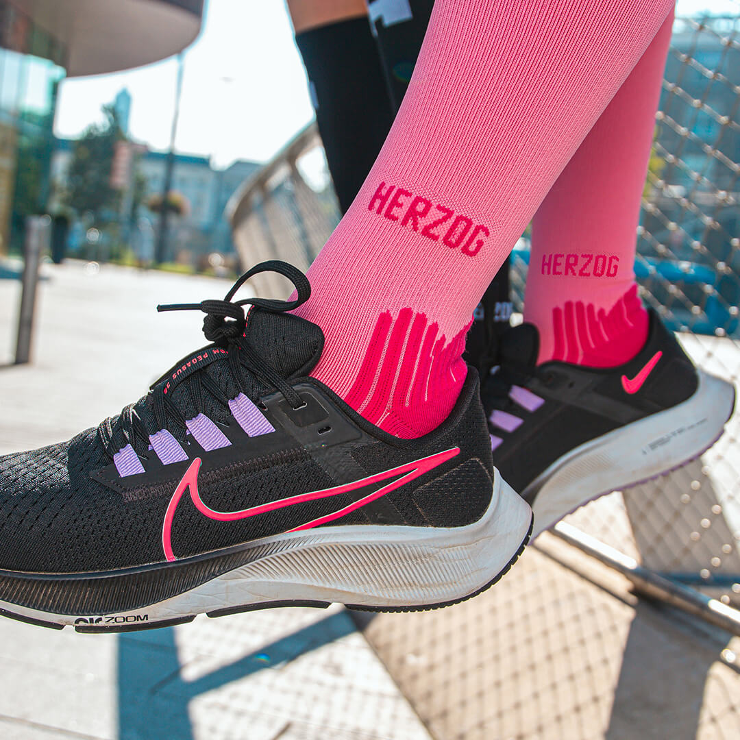 Support Compressiekousen Roze