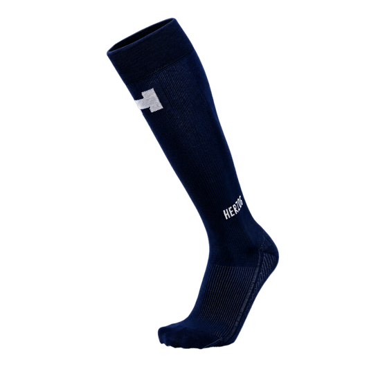 Productfoto van de donkerblauwe PRO kous