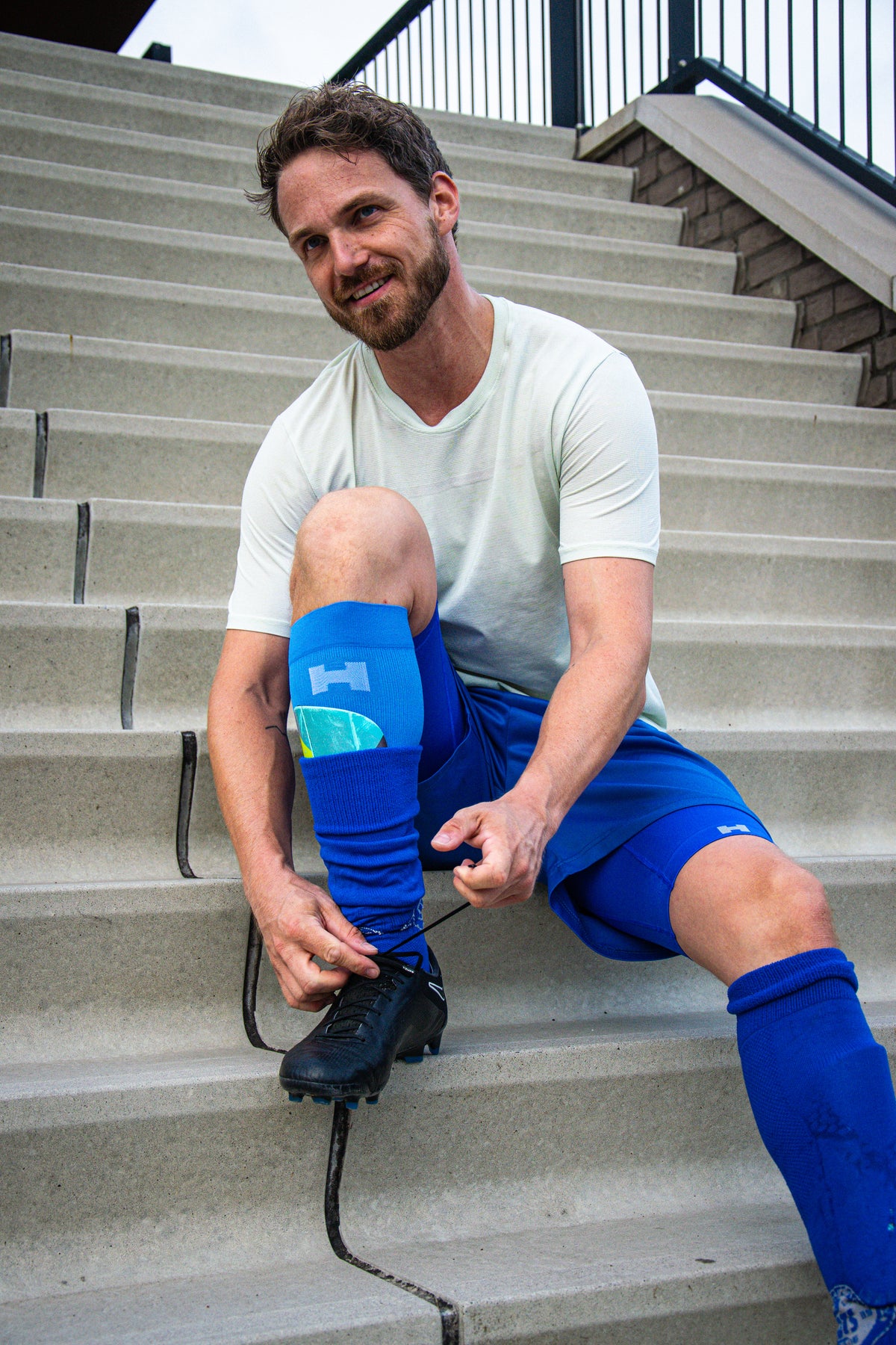 Short de compression PRO Sport Bleu