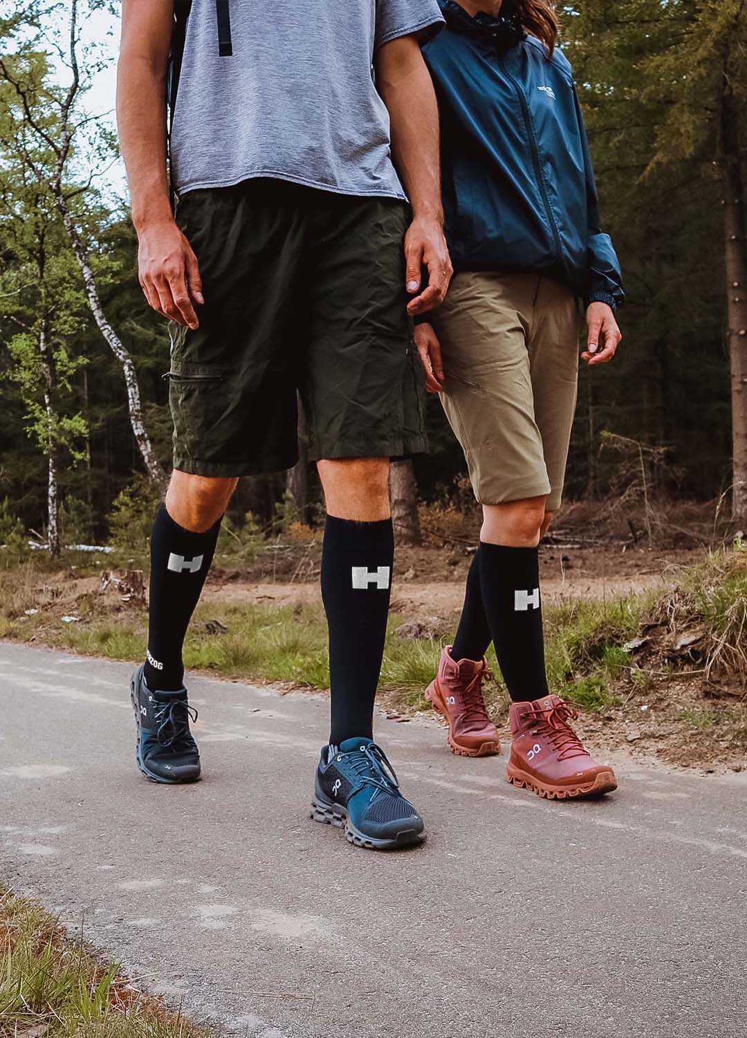 Hiking Compression Sock Black