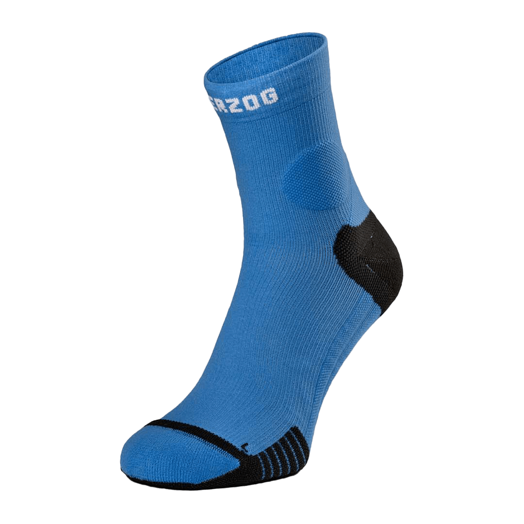 Chaussettes de compression PRO à la cheville bleues