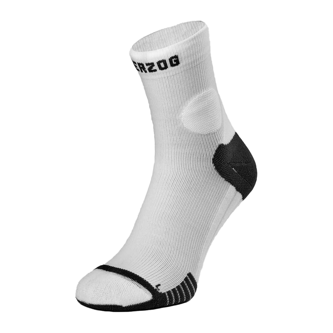 PRO Chaussettes de compression à la cheville blanches