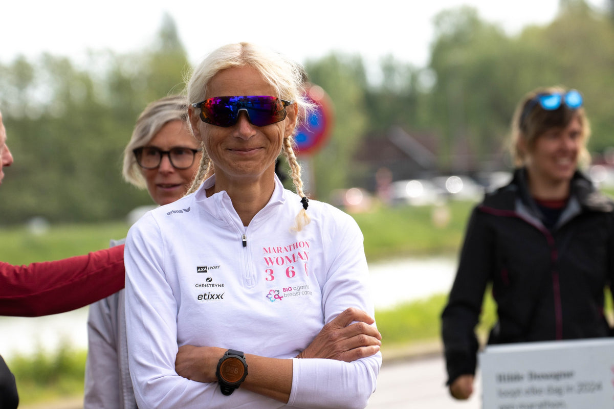 La marathonienne Hilde Dosogne court 366 marathons en 2024