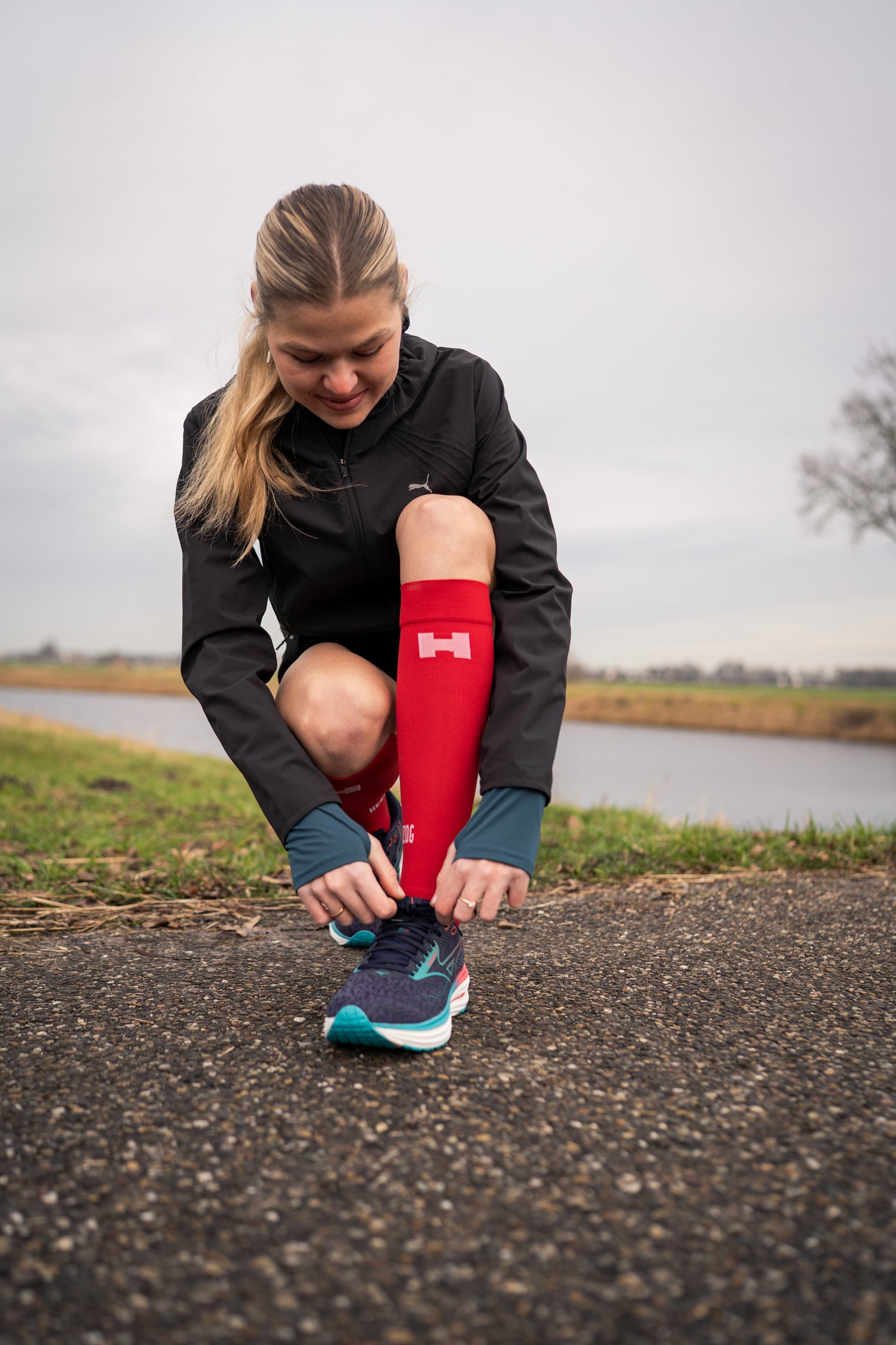 PRO Compressiekousen Rood