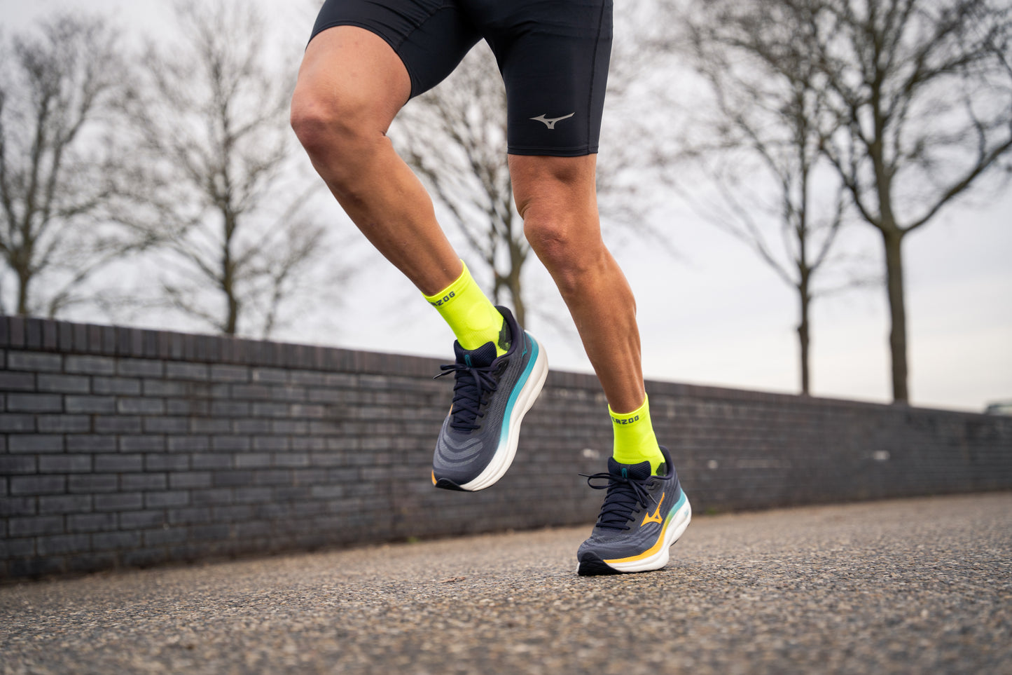 PRO Kompression Knöchelsocken Gelb