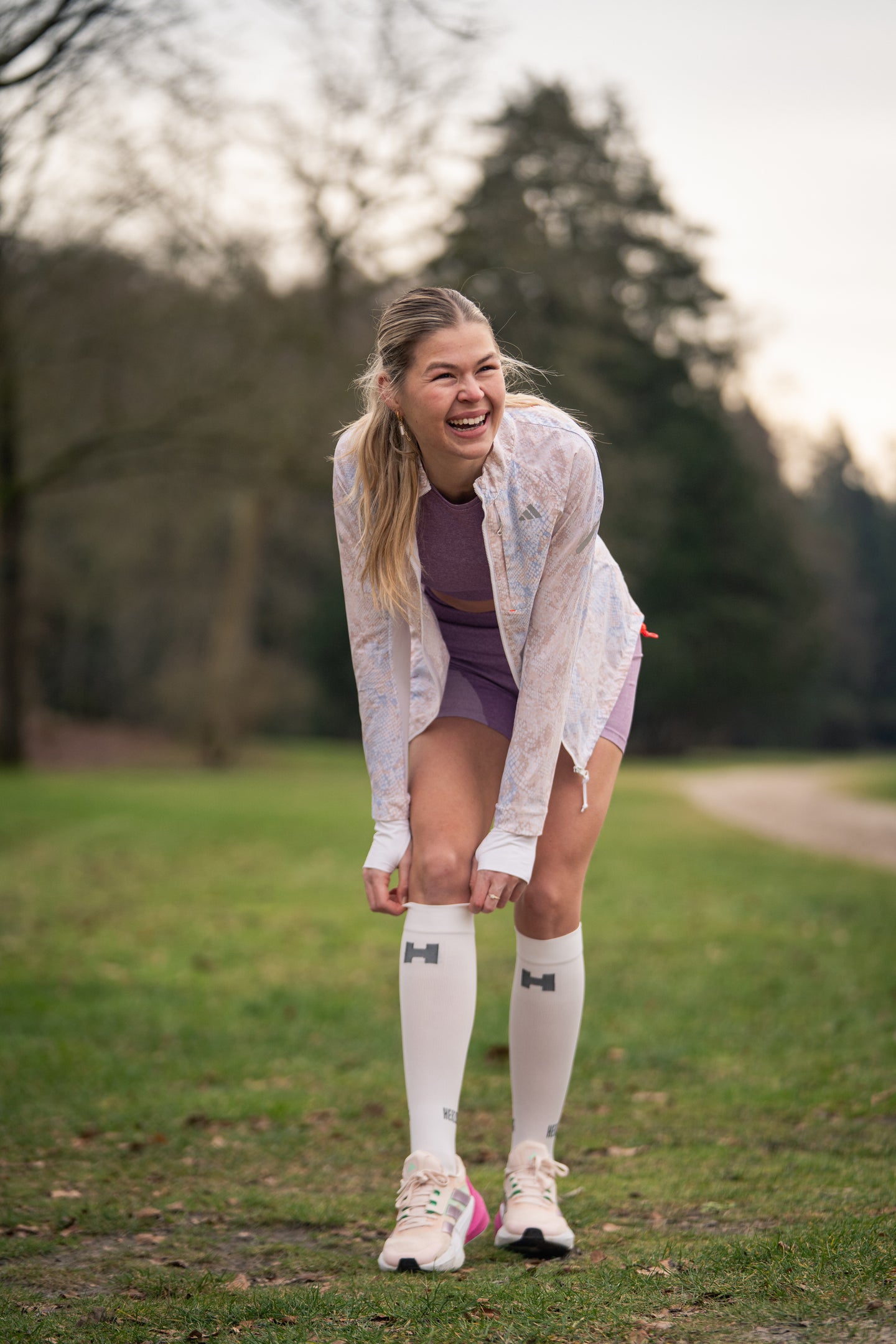 PRO Compressiekousen Wit