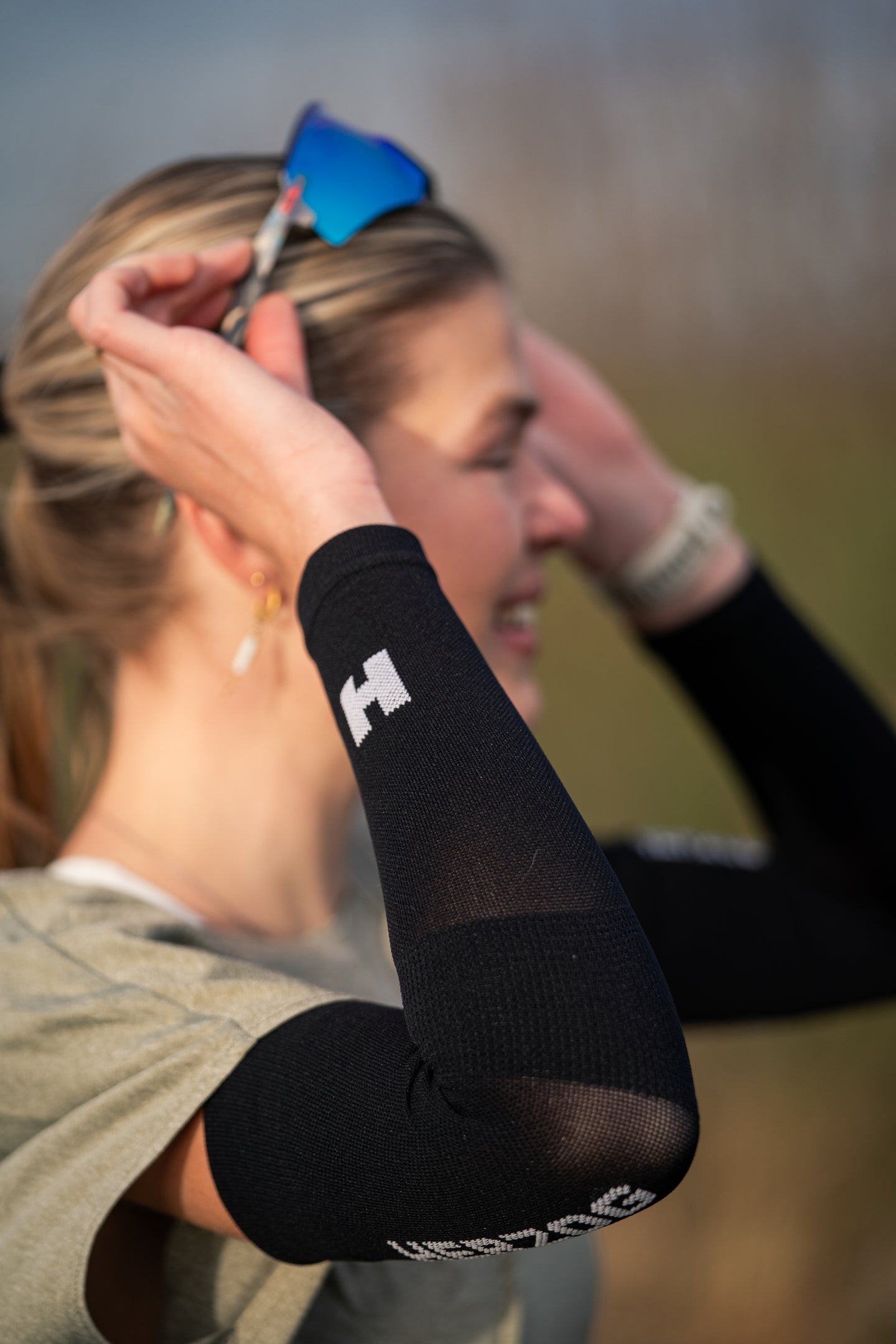 PRO Sport Compression Armsleeves Zwart