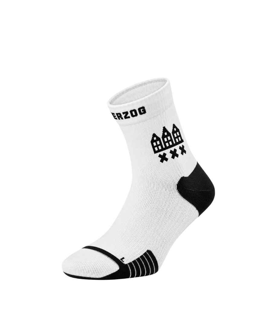 PRO Compression Ankle Socks White