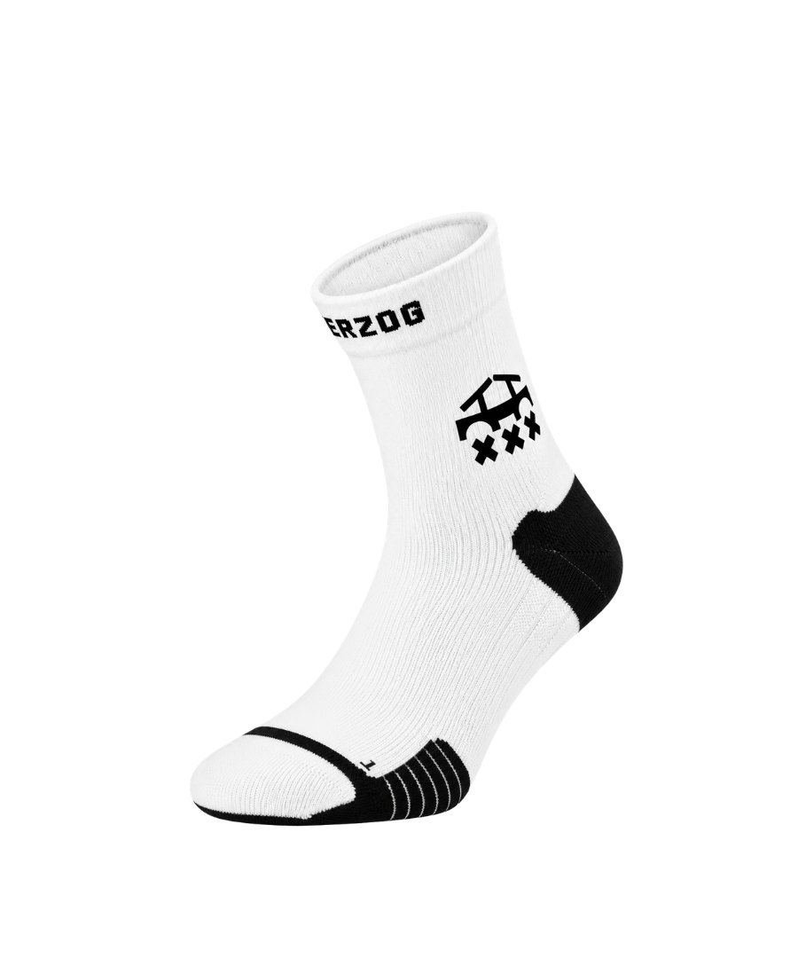 PRO Compression Ankle Socks White