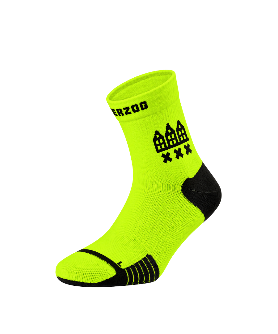 PRO Compression Ankle Socks Yellow
